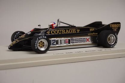 1:43 Spark LOT-SPK-88GBR Lotus 88B F1 British GP 1981 #12 N. Mansell
