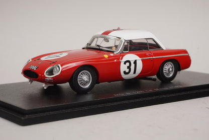 1:43 Spark S4136 MG B Hardtop Le Mans 24H 1963 #31 P. Hopkirk / R. Hutcheson