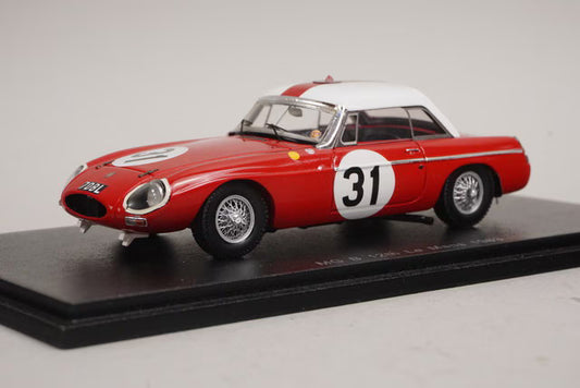 1:43 Spark S4136 MG B Hardtop Le Mans 24H 1963 #31 P. Hopkirk / R. Hutcheson
