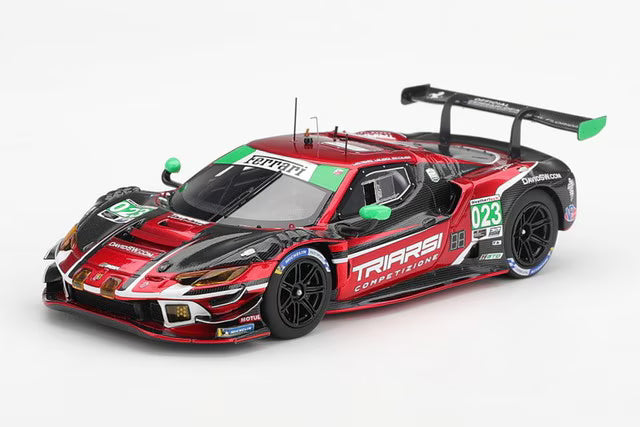 [ Pre-order ] CS028 BBR 1:43 Ferrari 296 GT3 IMSA Petit Le Mans 2025 #023 Triarsi Competizione