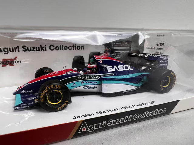 FS19 Spark 1:43 Racing On Exclusive: Jordan 194 Hart F1 - Pacific GP 1994 - Aguri Suzuki #15