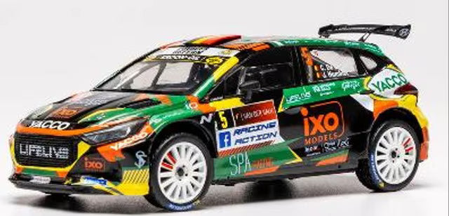[ Pre-order ] RAM1020 ixo 1:43 Hyundai i20 N Rally2 2025 Spar Rally #5 C. De Cecco / J. Humblet