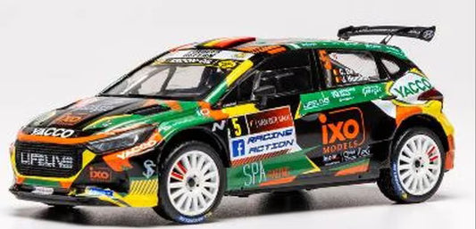 [ Pre-order ] RAM1020 ixo 1:43 Hyundai i20 N Rally2 2025 Spar Rally #5 C. De Cecco / J. Humblet
