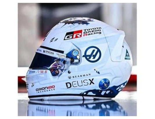[ Pre-order ] 5HF263 Spark 1:5 Helmet Money Gram Haas F1 Canadian GP 2026 O. Behrmann