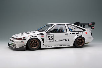 [ Pre-order ] EML142 Make Up EIDOLON 1:18 Toyota Crystal Body YOKOHAMA CBY Sprinter Trueno GT-APEX (AE86) (3-Door)