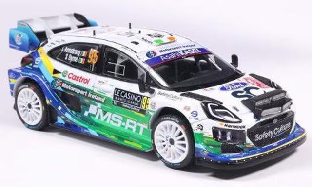 [ Pre-order ] RAM1027C ixo 1:43 Ford Puma Rally1 2026 Rally Monte Carlo #95 J. Armstrong / S. Byrne with Light Pod