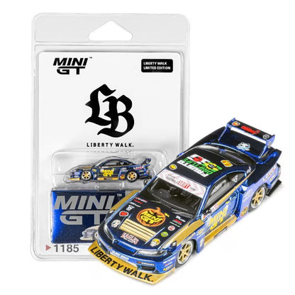MC141-BLSP TSM MINI-GT 1:64 LB-Super Silhouette S15 Silvia Nissan #555 Liberty Walk 2025 Formula Drift Halloween SP *LBWK Limited Edition Blister Pack