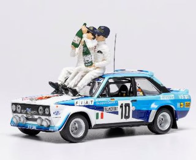 [ Pre-order ] SPRM00280 ixo 1:43 Fiat 131 Abarth - 1980 Monte Carlo Rally Winner #10 (W. Röhrl / C. Geistdörfer) - Includes Figures