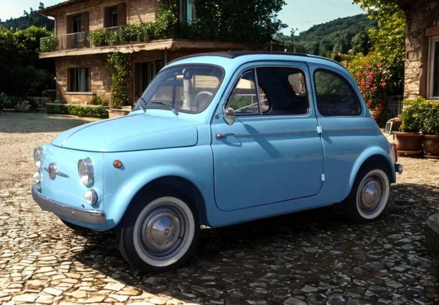 [ Pre-order ] RGM18004A BBR 1:18 Fiat 500 D Celeste