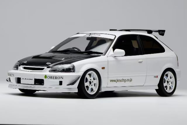 [ Pre-order ] M85013 MOTORHELIX 1:18 Honda Civic Type R (EK9) J's Racing Livery