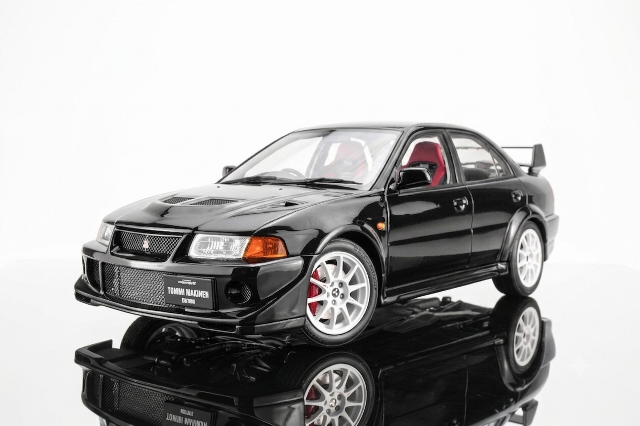 [ Pre-order ] M84303 MOTORHELIX 1:18 Mitsubishi Lancer Evolution VI GSR T.M.E Pyrenees Black