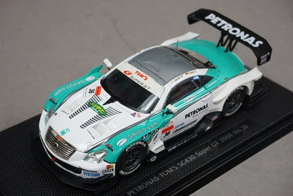 1:43 EBBRO 44053 Petronas TOM'S SC430 Super GT500 2008 #36 White/Green model car