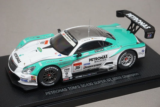 1:43 EBBRO 44277 PETRONAS TOM'S SC430 Super GT500 Winner 2009 #36 model car