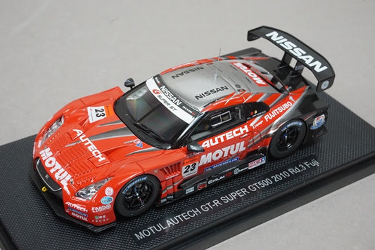 1:43 EBBRO P425 MOTUL AUTECH GT-R Rd.3 FUJI Super GT500 2010 #23 model car