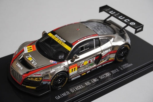 1:43 EBBRO 44754 Audi GAINER DIXCEL R8 LMS SGT300 2012 #11 Tetsuya Tanaka Katsuyuki Hiranaka model car