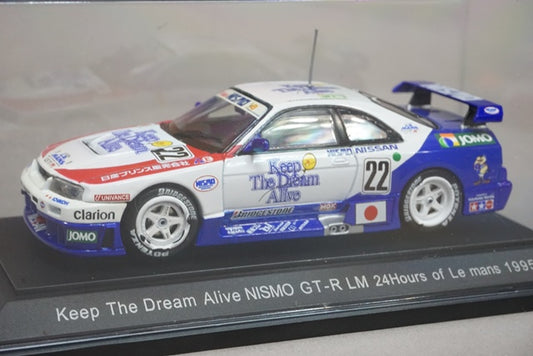 1:43 EBBRO 43359 KeepThe Dreams Alive NISMO GT-R LM 24h 1995 #22 model car