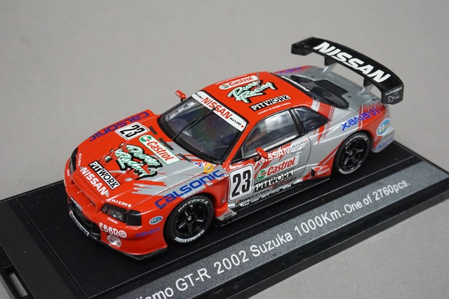 1:43 EBBRO 43391 Nissan NISMO GT-R V6 Suzuka 1000km 2002 #23