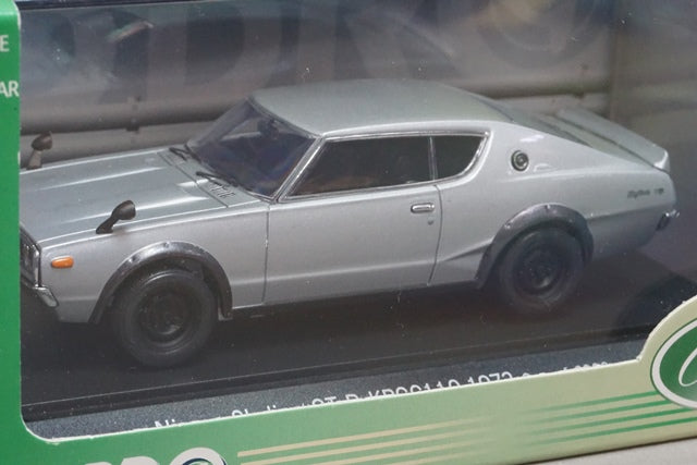 1:43 EBBRO 43558 Nissan Skyline GT-R KPGC110 1973 Silver