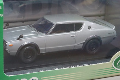 1:43 EBBRO 43558 Nissan Skyline GT-R KPGC110 1973 Silver