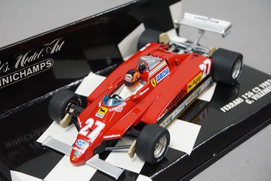 1:43 MINICHAMPS 430820027 Ferrari 126 C2 G.Villeneuve 1982 #27