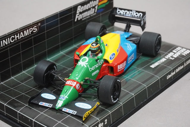 1:43 MINICHAMPS 400880020 Benetton Ford B188 T.Boutzen 1988 #20 model car