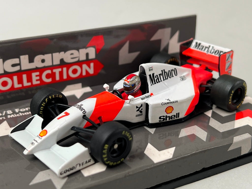 1:43 MINICHAMPS 530930007 McLaren MP4/8 Ford 1993 #7 M.Andretti model car