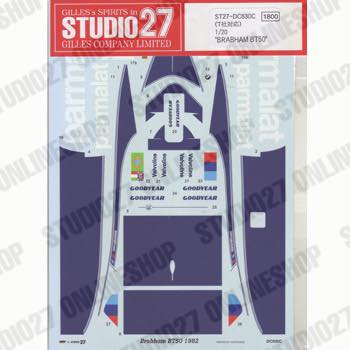 [ Back-order ] STUDIO27 DC630 1:20 BT50 1982 【Original Decals】