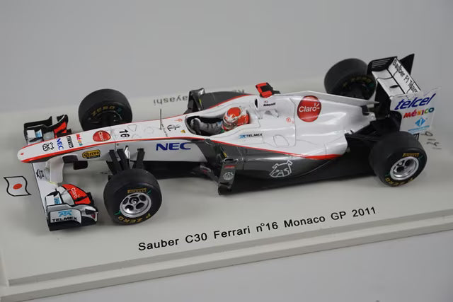 1:43 SPARK SJ005 Sauber C30 Ferrari Monaco GP 2011 #16 model car