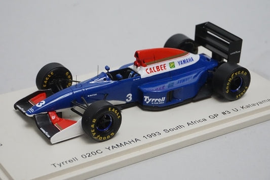 1:43 SPARK MMS003 Miyazawa Mokei Custom Tyrrell Yamaha 020C South Africa GP Ukyo Katayama 1993 #3