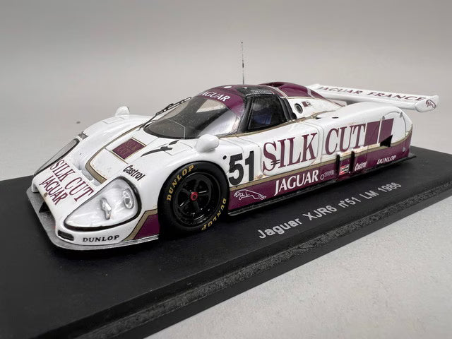 1:43 Spark S0755 Jaguar XJR6 Le Mans 24H 1986 #51 Silk Cut