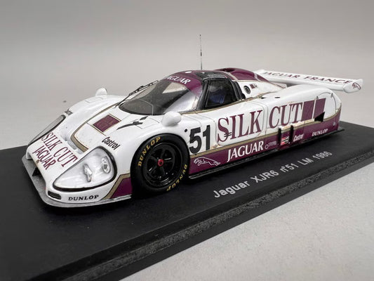 1:43 Spark S0755 Jaguar XJR6 Le Mans 24H 1986 #51 Silk Cut