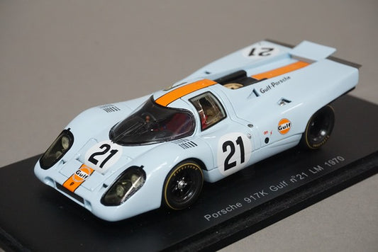 1:43 SPARK S1970 Porsche 917K Le Mans 1970 #21 Gulf model car