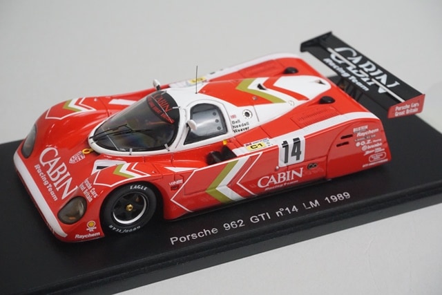 1:43 SPARK KBS042 Porsche 962 GTI LM Le Mans 1989 #14 CABIN