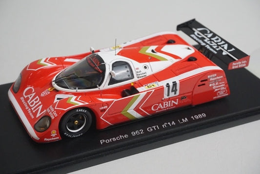 1:43 SPARK KBS042 Porsche 962 GTI LM Le Mans 1989 #14 CABIN