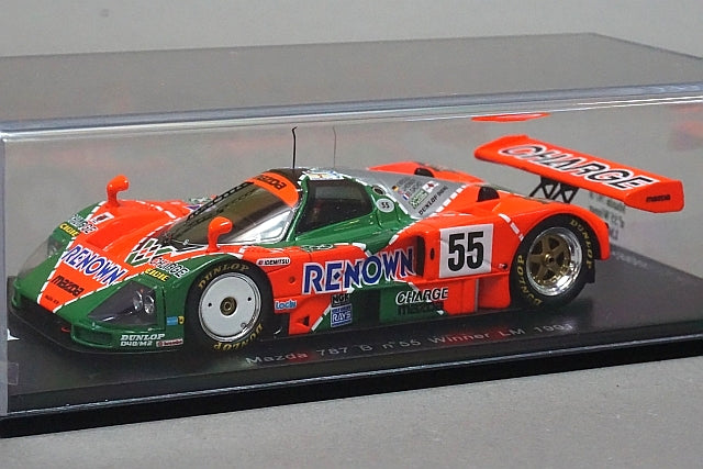 1:43 SPARK SJ004 Mazda 787B Le Mans Winner 20th Anniversary 1991 #55 Demonstration Run Spec.