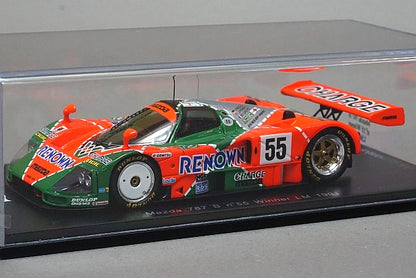 1:43 SPARK SJ004 Mazda 787B Le Mans Winner 20th Anniversary 1991 #55 Demonstration Run Spec.