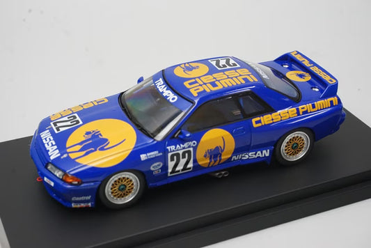 1:43 HPI 8120 Kidbox Custom Nissan Piumini Trampio Skyline JTC 1990 #22