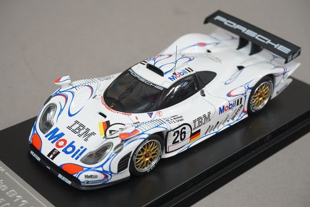 1:43 HPI 8050 Porsche 911 GT1 LM Le Mans 1998 #26 Mobil1 model car