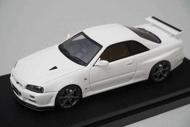 1:43 HPI 8396 iiado Company Custom Mirage Nissan Skyline GT-R V-spec II Nurburgring (R34) White
