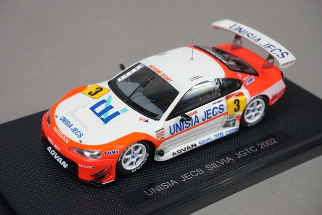 1:43 EBBRO 44887 UNISIA JEX SILVIA JGTC 2002 #3