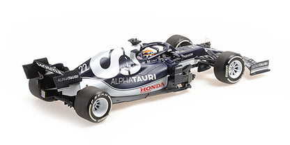 [ Back-order ] MINICHAMPS 117210122 1:18 S Alpha Tauri Honda AT2 Tsunoda Bahrain GP2021 model car