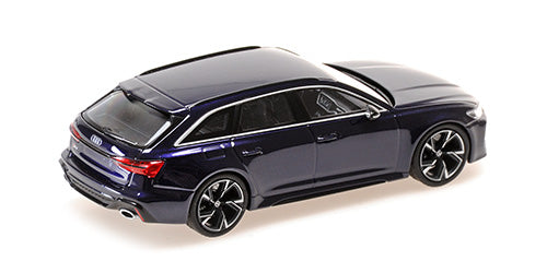 [ Back-order ] MINICHAMPS 410018016 1:43 Audi RS6 Avant 2019 Violet Metallic model car