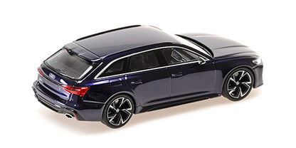 [ Back-order ] MINICHAMPS 410018016 1:43 Audi RS6 Avant 2019 Violet Metallic model car