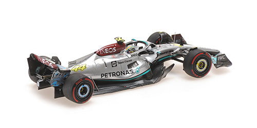 [ Back-order ] MINICHAMPS 417221044 1:43 M-AMG Petronas W13 Hamilton 2022 British GP 3rd place model car