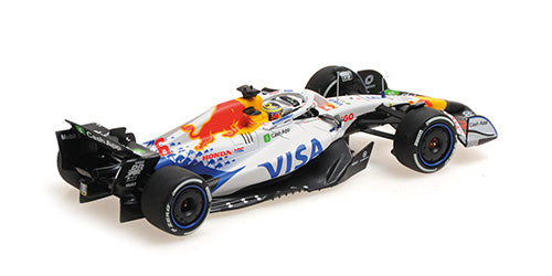 [ Back-order ] MINICHAMPS 417250206 1:43 Visa VCARB02 Hajar Chinese GP 2025 model car