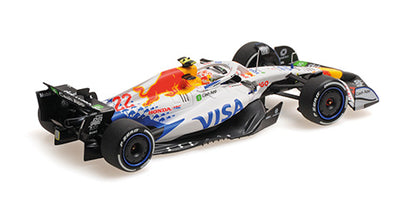 [ Back-order ] MINICHAMPS 417250222 1:43 Visa VCARB02 Yuki Tsunoda Chinese GP 2025 model car