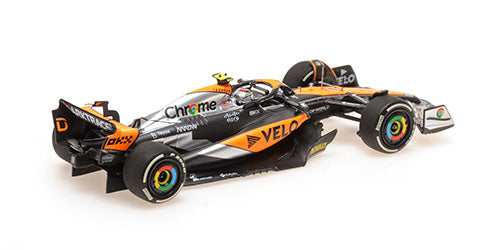 [ Back-order ] MINICHAMPS 537235404 1:43 McLaren MCL60 Norris British GP 2023 2nd Place model car