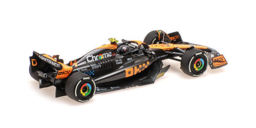 [ Back-order ] MINICHAMPS 537235904 1:43 McLaren MCL60 Norris 2023 Singapore GP 2nd place model car