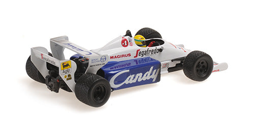 [ Back-order ] MINICHAMPS 540843399 1:43 Thormanhardt TG184 Senna 1984 Monaco GP 2nd place Weather model car