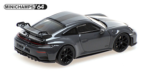 [ Back-order ] MINICHAMPS 640064225 1:64 Porsche 911 GT3 2025 Gray/WP model car